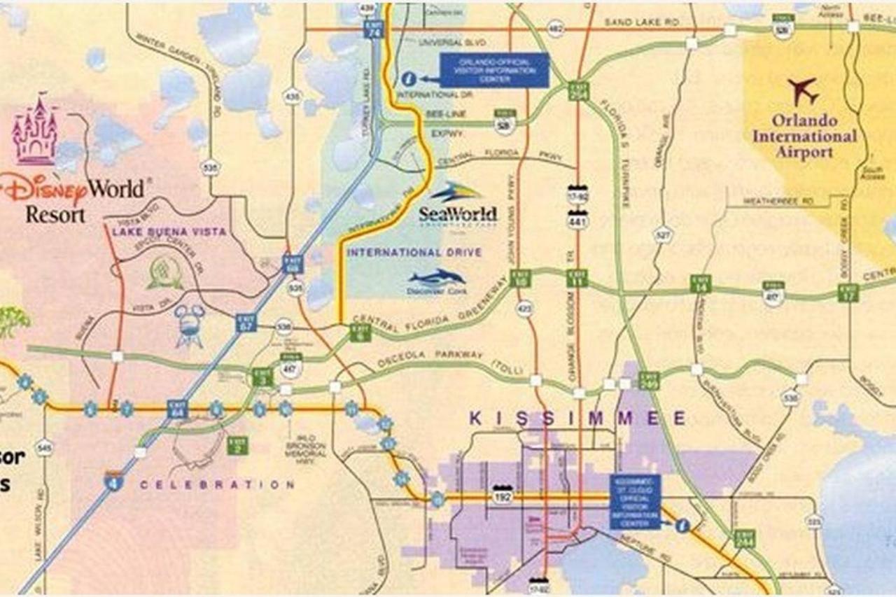 3 Bedroom Resort Style Condo, 3 Miles To Disney! 키시미 외부 사진